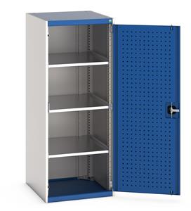 Bott Perfo Door Cupboard 650Wx650Dx1600mmH - 3 Shelves 40019158.**